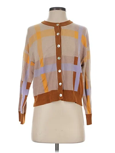 Pre-owned Ichi Cardigan Sweater In Brown
