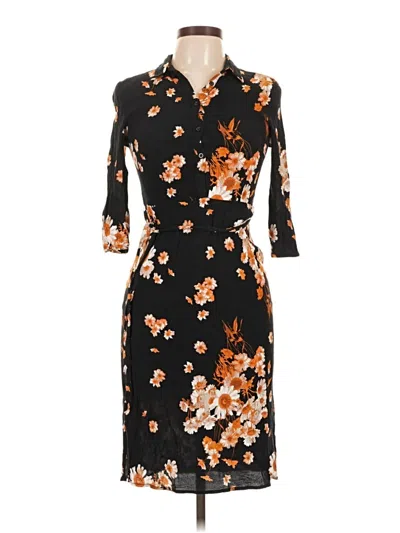 Pre-owned Ichi Casual Dress In Black