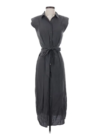 Pre-owned Ichi Casual Dress In Gray
