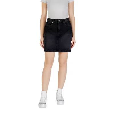 Ichi Black Cotton Mini