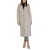 Ichi Cream Wool Coat In Neutral