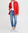 Ichi Darizo Jacket In Poppy Red In Multi