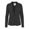 Ichi Gray Polyester Blazer In Gray
