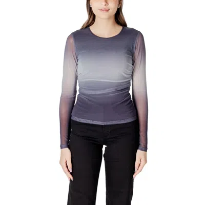Ichi Gray Polyester Long Sleeve In Purple
