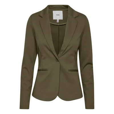 Ichi Polyester Suits & Women's Blazer In Green