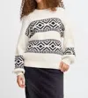 Ichi Ihbarisa Sweater In Birch In Grey