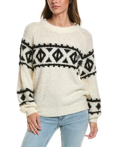 Ichi Ihcarani Wool-blend Sweater In White