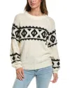 Ichi Ihcarani Wool-blend Sweater In White