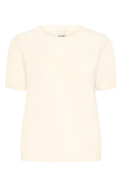 Ichi Ihdamilo Crewneck Knit Top In Neutral