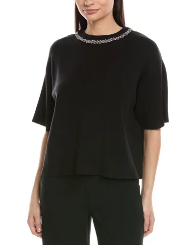 Ichi Ihdorise Top In Black