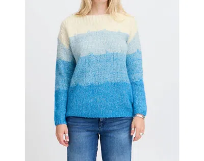 Ichi Ihlevone Sweater In Strong Blue