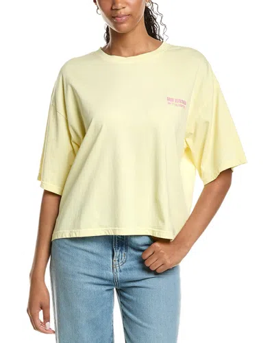 Ichi Ihnica Short Sleeve T-shirt In Yellow