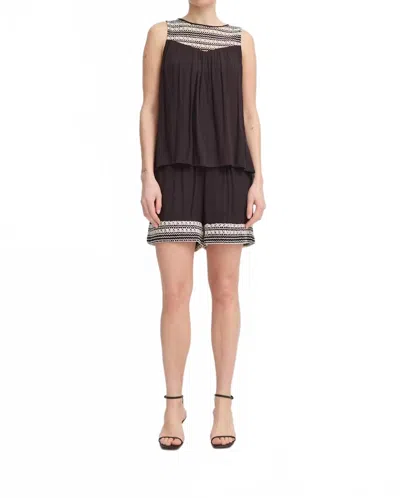 Ichi Ihragni High Rise Shorts In Black