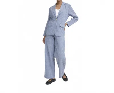 Ichi Jilma Classic Blazer In Sodalite In Blue