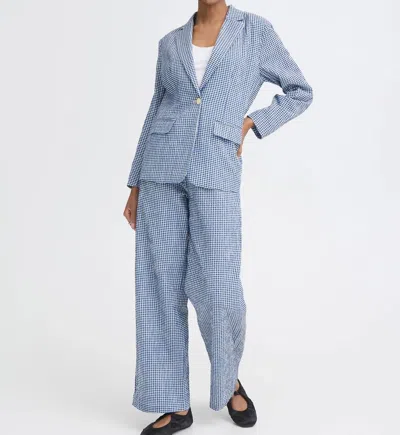 Ichi Jilma Straight-leg Pant In Sodalite In Blue