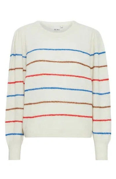 Ichi Kamara Stripe Sweater In Multi