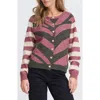 Ichi Knit Cardigan In Multi