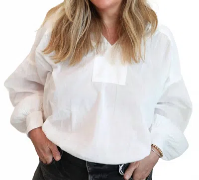 Ichi Lyssa Top In Cloud In White