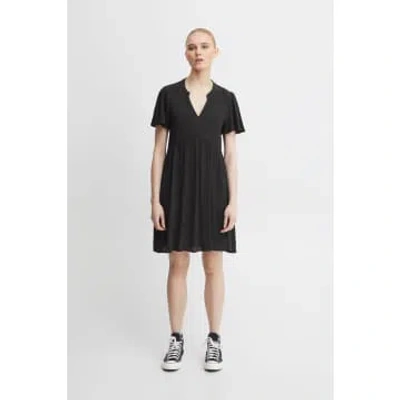 Ichi Marrakech Short Dress-black-20118574