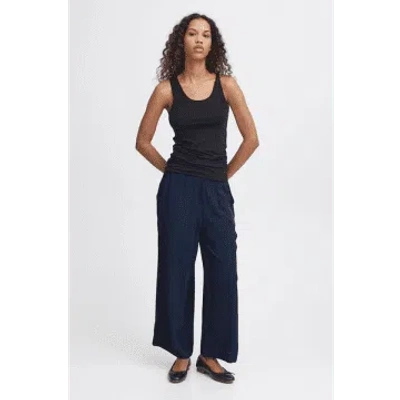 Ichi Marrakech Total Eclipse Trousers In Brown
