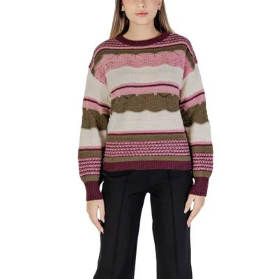 ICHI MULTI POLYESTER POLYESTER WOMEN'S SWEATER