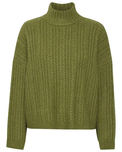 Ichi Mylle Alpaca-blend Sweater In Multi