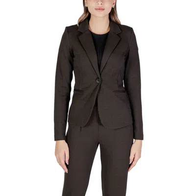 Ichi Polyester Suits & Women's Blazer In Brown