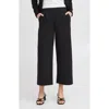 Ichi Pull-on Wide Leg Pants In Black