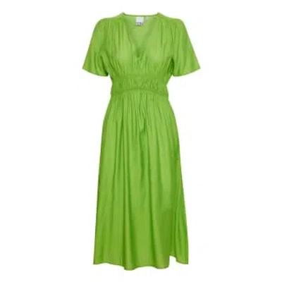 Ichi Quilla Dress-greenery-20120892