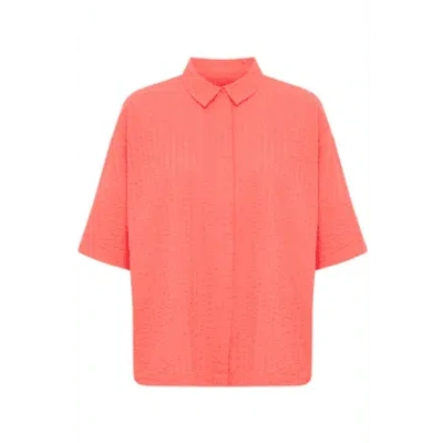 Ichi Ravenna Calypso Coral Shirt In Pink