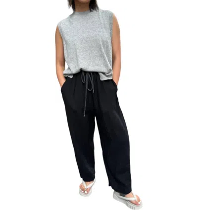 Ichi Whole Garment Pullover In Grey