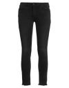 Ichi Woman Jeans Black Size 30 Cotton, Elastane In Multi