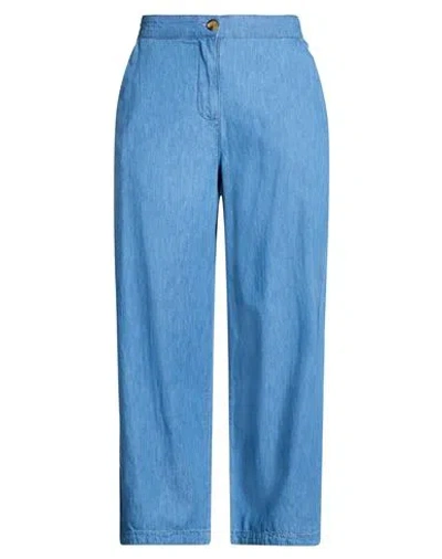 Ichi Woman Jeans Blue Size 10 Cotton