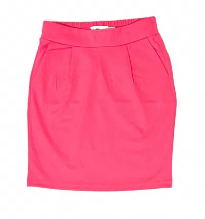 Ichi Women's Kate Mini Skirt In Shocking Pink