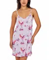 ICOLLECTION WOMEN'S 1PC. VERY SOFT BRUSHED NIGHTGOWN PRINTED IN ALL OVER FLORAL