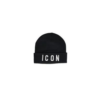 Icon Black Acrylic Hats & Cap In Multi