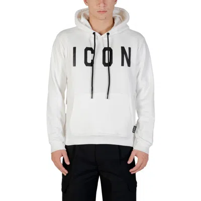 Icon Black And White Cotton Hoodie
