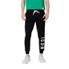 Icon Black Cotton Joggers Workout Pant In Black