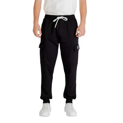 Icon Black Cotton Joggers (workout Pants)