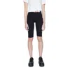 Icon Black Cotton Short In Black