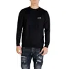 Icon Black Viscose Sweatshirt In Black