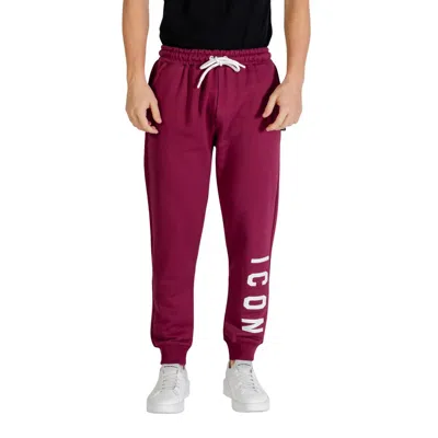 Icon Bordeaux Cotton Joggers (workout Pants) In Purple