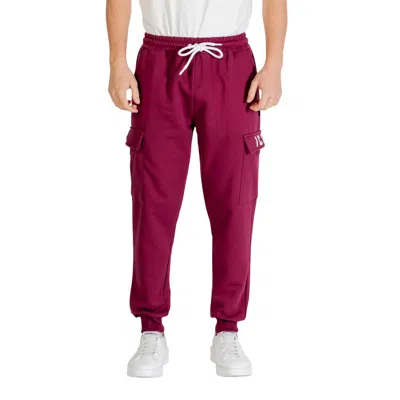 Icon Bordeaux Cotton Joggers (workout Pants) In Pink
