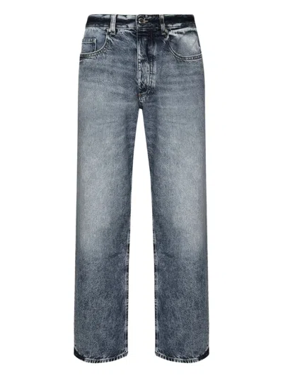 Icon Denim Acid-wash Jeans In Blue