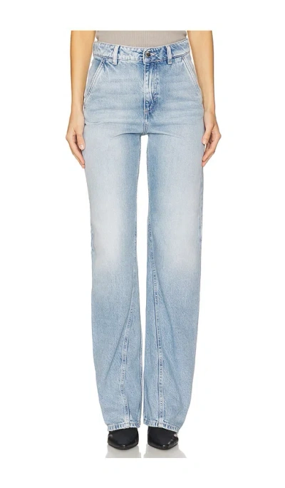 Icon Denim Annie Straight Leg Jeans In Blue