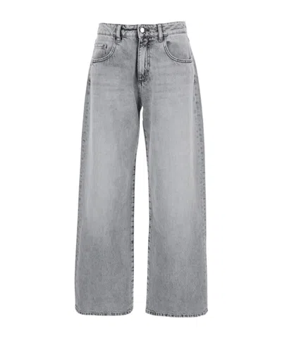 ICON DENIM ICON DENIM BEA JEANS WITH BELT LOOPS AND PATCH