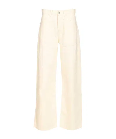 Icon Denim Bea Low Waist Wide-leg Jeans In Neutral