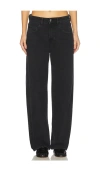 Icon Denim Bea Wide Leg Jeans In Black