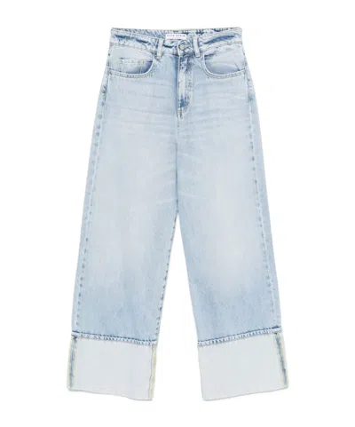 Icon Denim Belt-lined Jeans In Blue