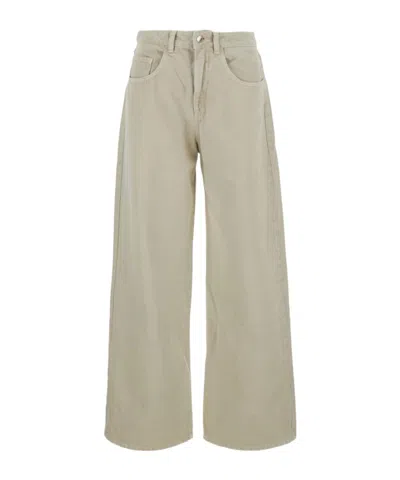 Icon Denim Poppy Wide-leg Jeans In Neutral